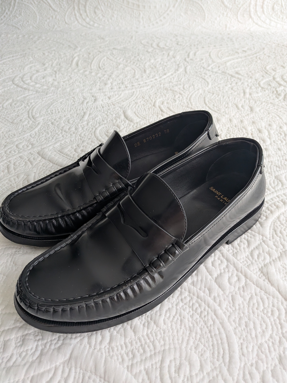Saint Laurent Le Loafer Leather Loafers